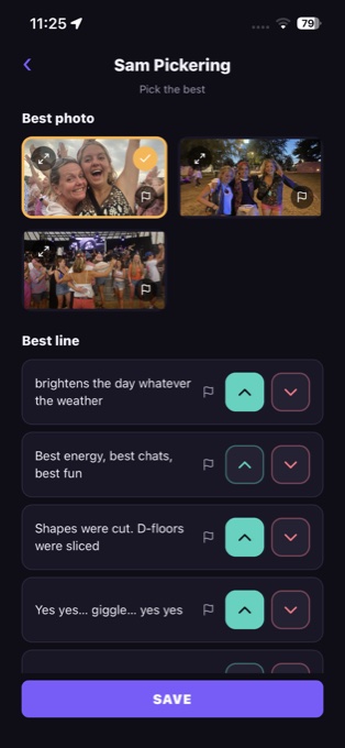 Wildpack app screen