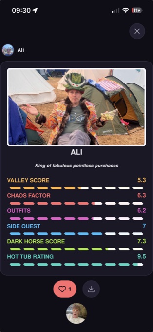Wildpack app screen